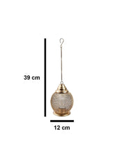 Hanging T-Light Holder, Diwali Décor, Gold, Iron - MARKET 99