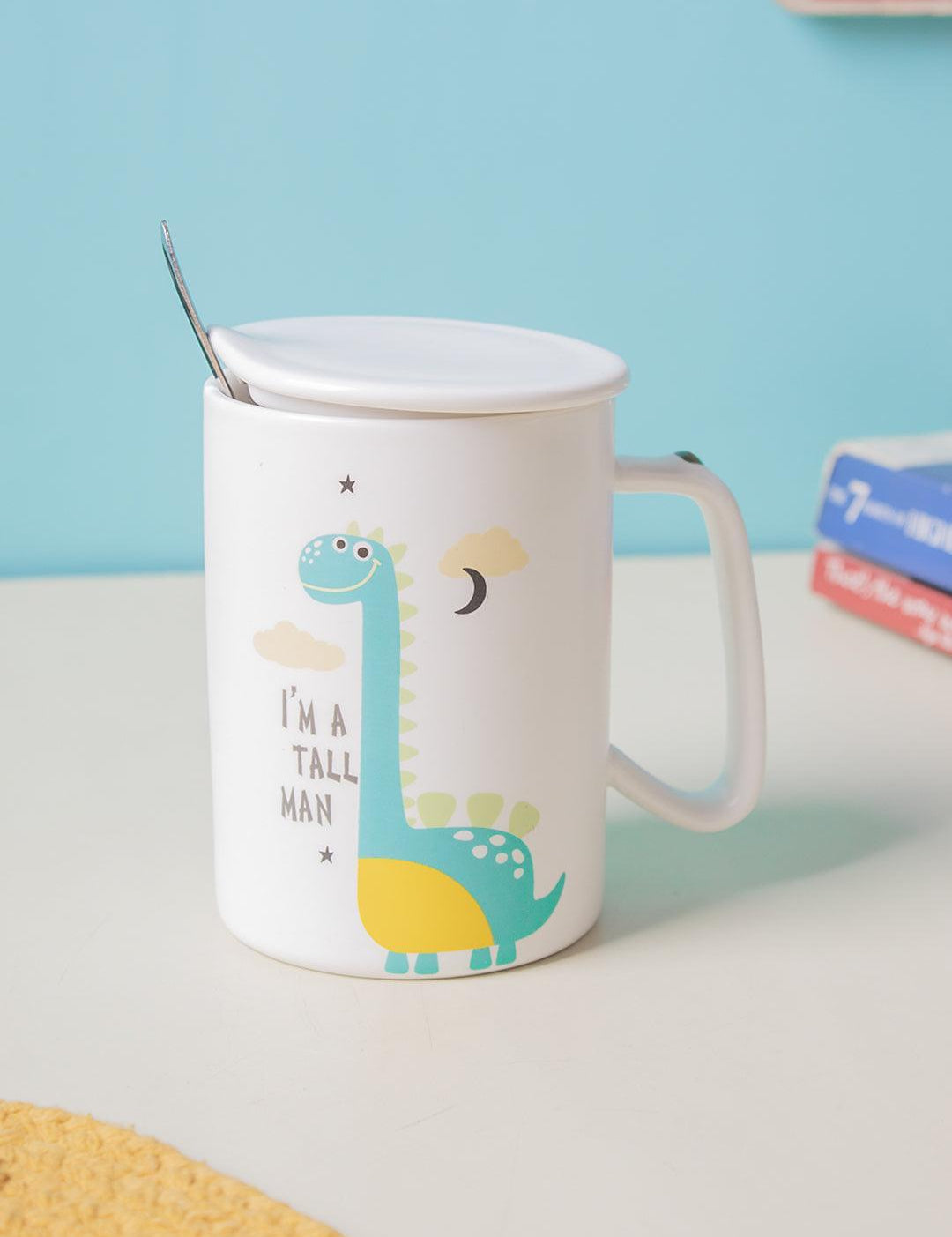 I'M A TELL MAN' Coffee Mug With Lid - Dragon, 400 Ml