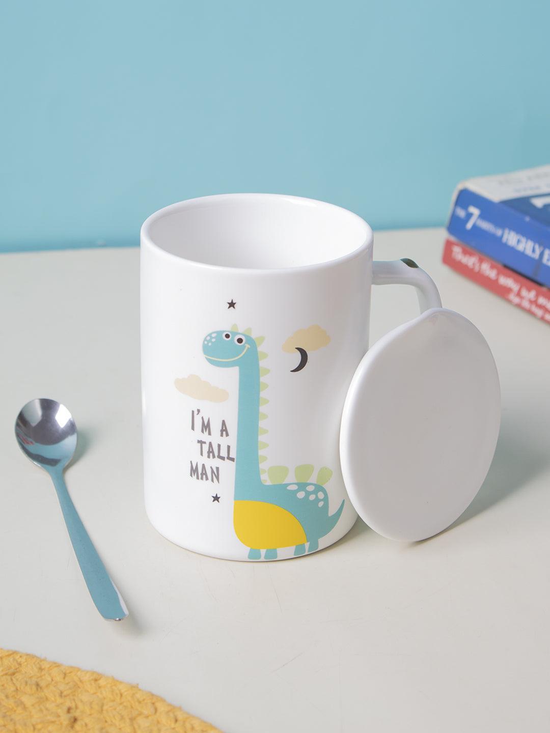 I'M A TELL MAN' Coffee Mug With Lid - Dragon, 400 Ml
