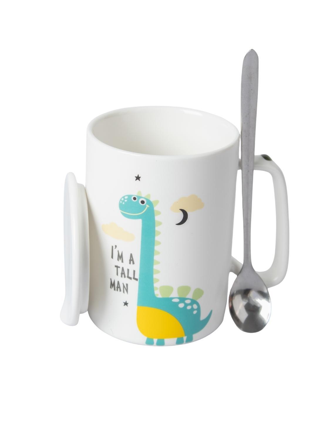 I'M A TELL MAN' Coffee Mug With Lid - Dragon, 400 Ml