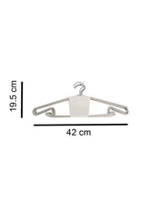 Iron, Cloth Hanger Set Of 6 Pcs, Plain, Glossy : Finish, Multicolor