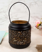 Lighting Hanging Candle Lantern Holder, Special Diwali Decoration, Black, Iron - MARKET 99