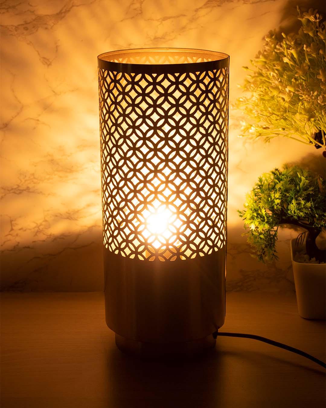 Wooden Lantern Hanging Electric Lamp Light for Table Diwali