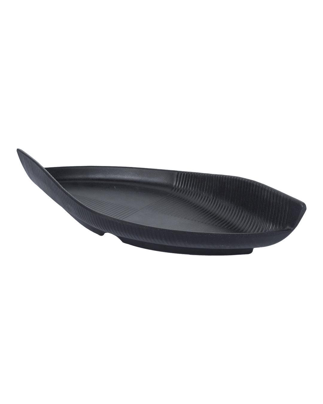 Market 99 - Melamine Matte Finish BOAT Platter for Dining Table