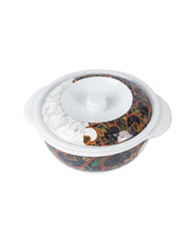 Market 99 Melamine Tableware Glossy Finish Dual Glazed Casserole with Lid for Dining Table - MARKET 99