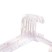Market 99 Plastic Transparent Hangers - Set of 10 - MARKET 99