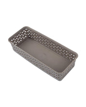 Market 99 Small Plastic Multipurpose Storage Basket ( Set Of 6, Solid Beige Colour) - MARKET 99