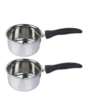 Market 99 Stainless Steel Flat Bottom Sauce Pans, Size No. 9 & 10 (Set Of 2, 850+1100 mL) - MARKET 99