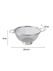 Market 99 Stainless Steel Soup & Juice Strainer + Colander Stainer (Set of 2, Silver Colour) - MARKET 99