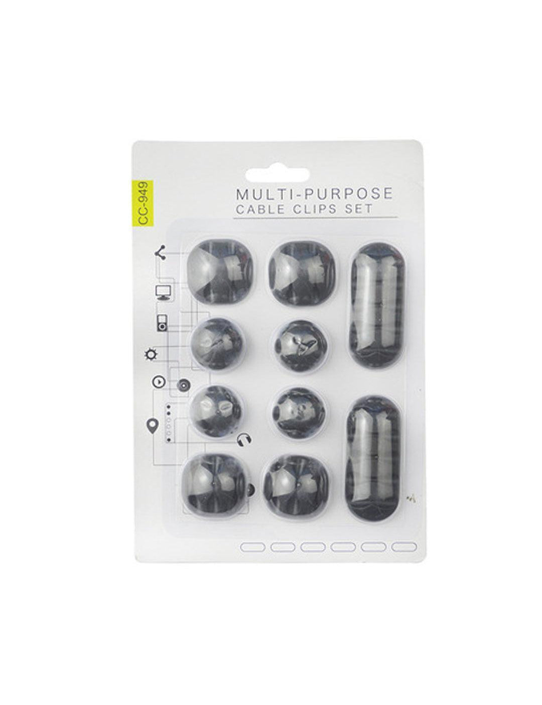 Market99 10 Piece Pack Cable Organizer - MARKET 99