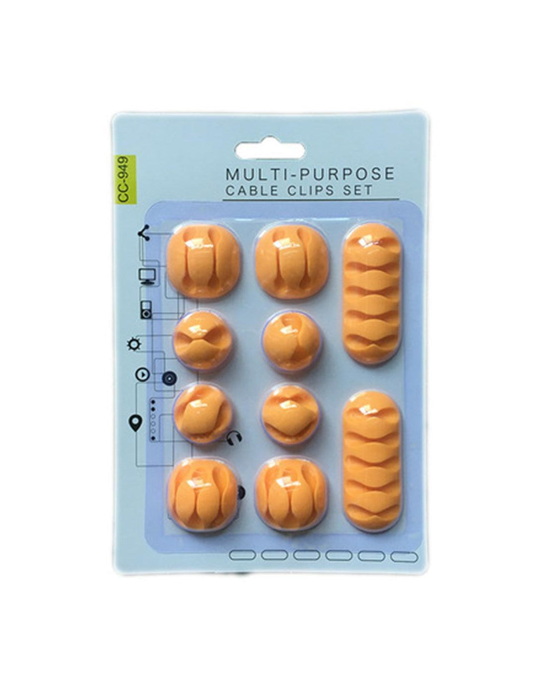 Market99 10 Piece Pack Cable Organizer - MARKET 99