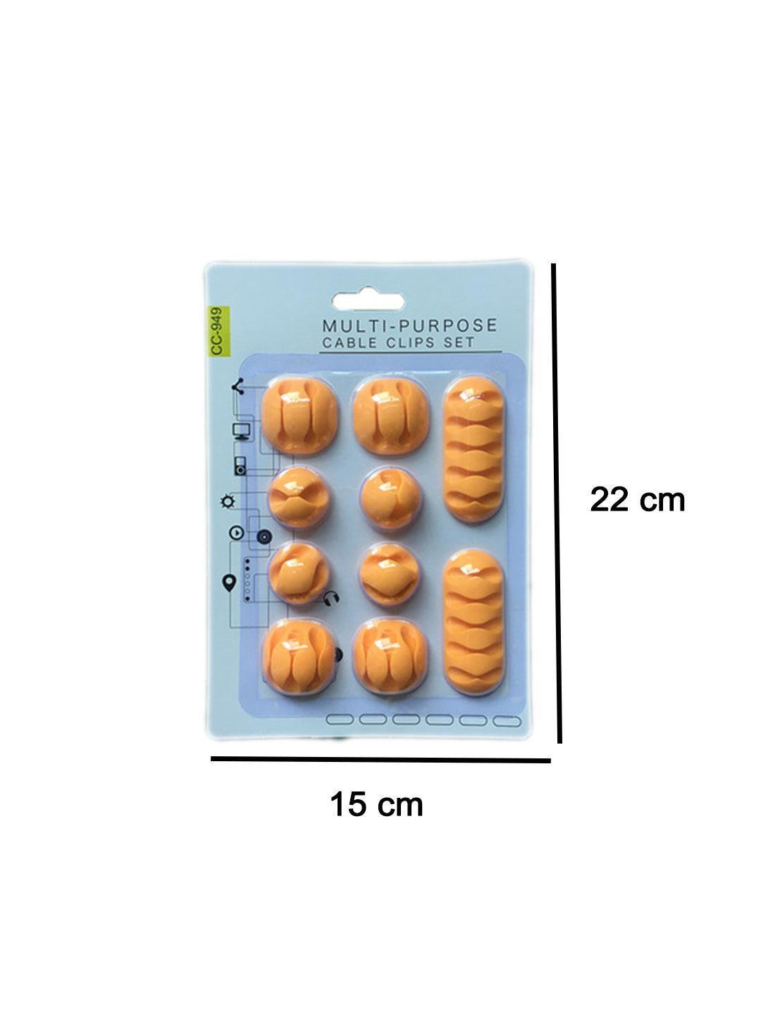 Market99 10 Piece Pack Cable Organizer - MARKET 99