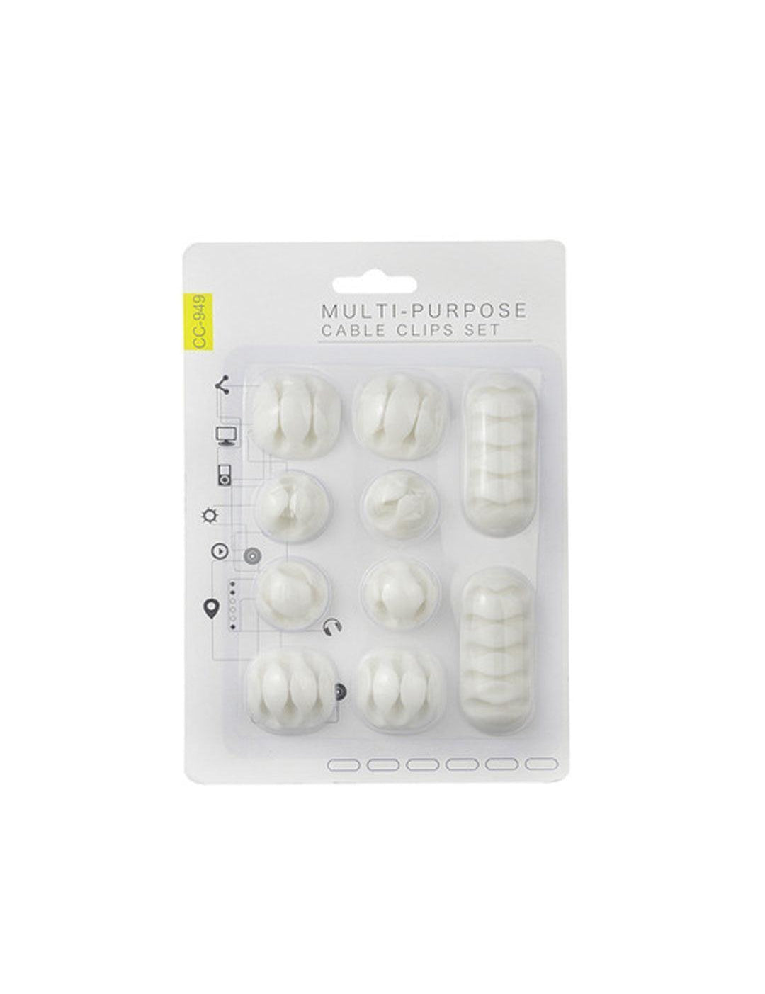 Market99 10 Piece Pack Cable Organizer - MARKET 99