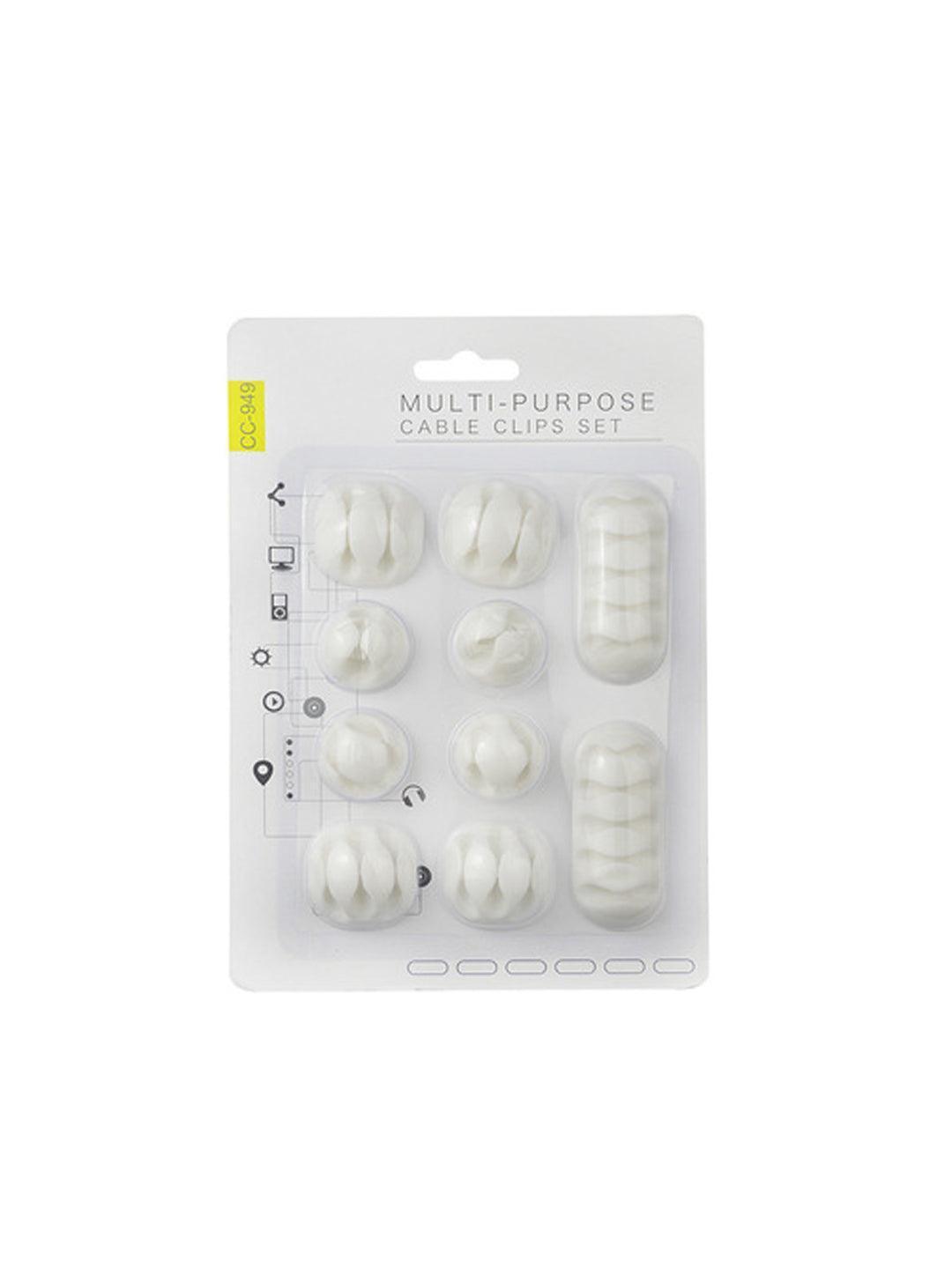 Market99 10 Piece Pack Cable Organizer - MARKET 99