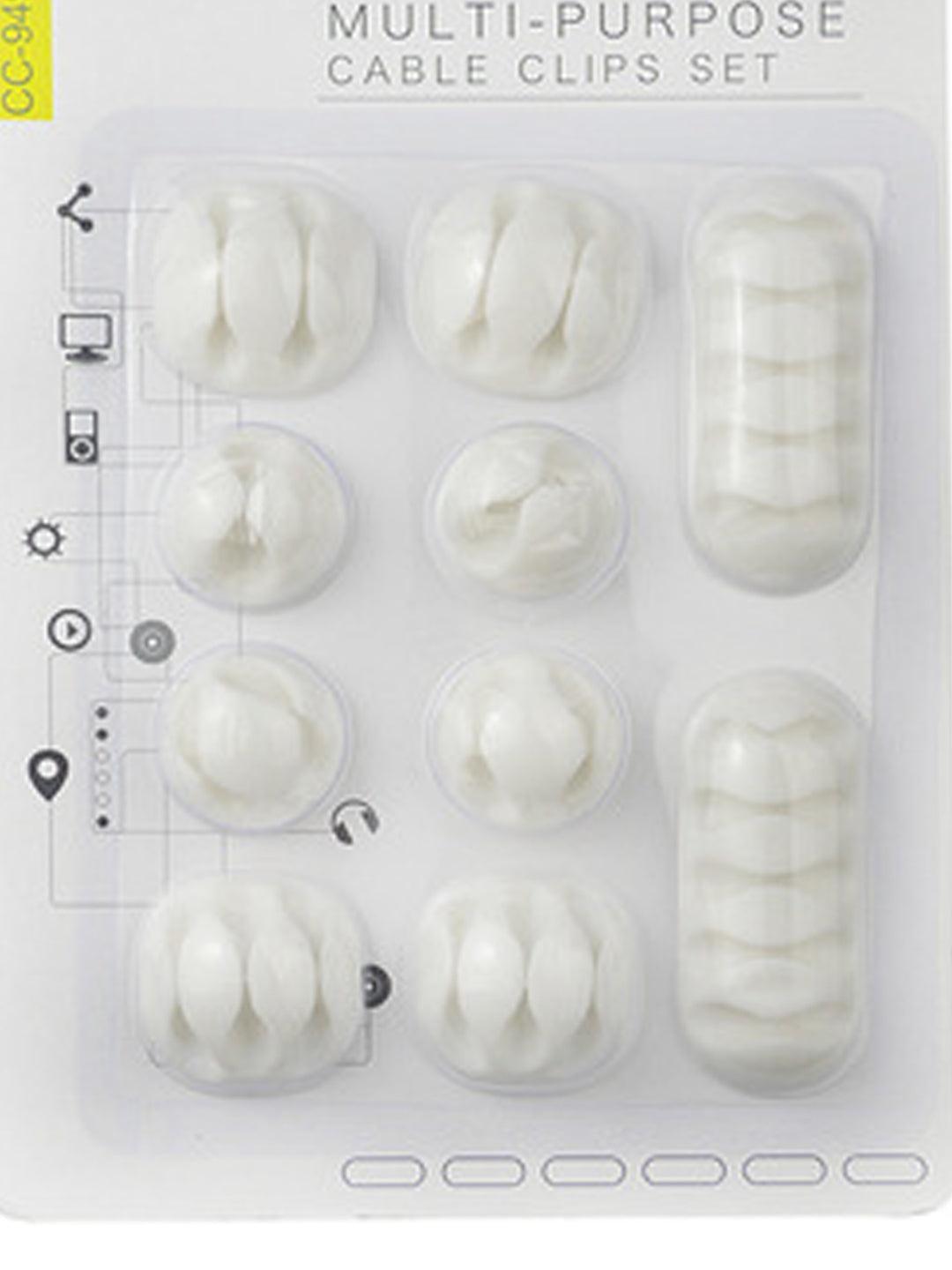 Market99 10 Piece Pack Cable Organizer - MARKET 99