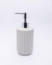 Market99 Bathroom Set, Rust Proof Chrome Finish, with Wooden Top, White, Ceramic - MARKET 99