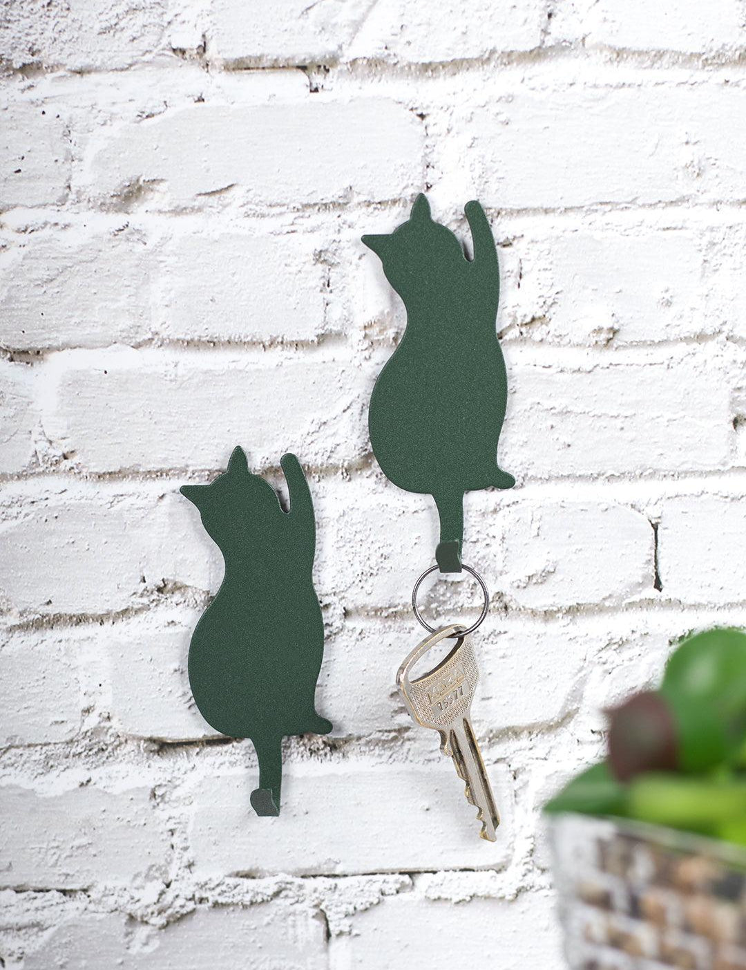 Market99 Cat Shaped Mild Steel Sticky Hooks - MARKET 99