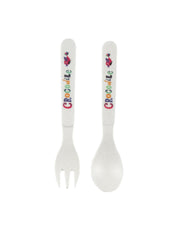 Market99 Children'S Pastel Dinner Set 1 Plate, 1 Bowl, 1 Tumbler, 1 Fork & 1 Spoon - MARKET 99
