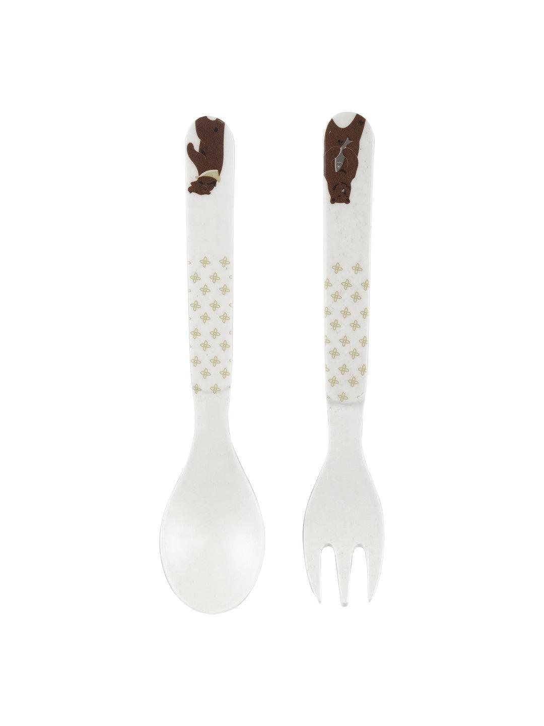 Market99 Children'S Pastel Dinner Set 1 Plate, 1 Bowl, 1 Tumbler, 1 Fork & 1 Spoon - MARKET 99