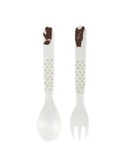 Market99 Children'S Pastel Dinner Set 1 Plate, 1 Bowl, 1 Tumbler, 1 Fork & 1 Spoon - MARKET 99