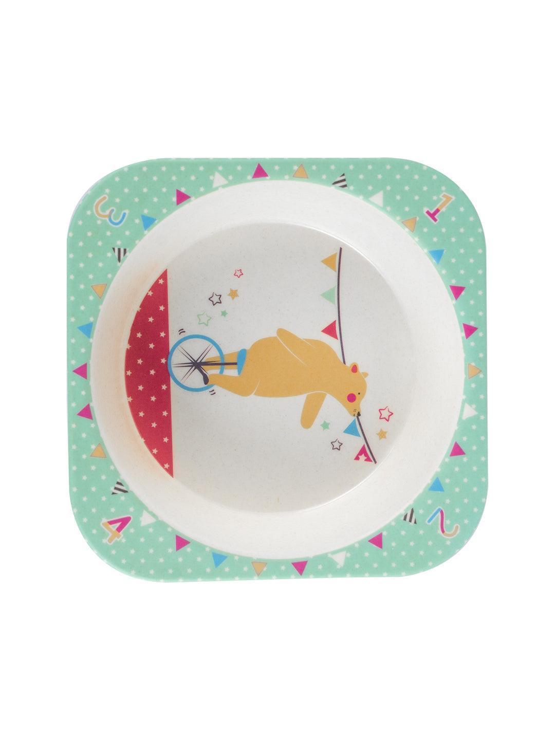 Market99 Children'S Pastel Dinner Set 1 Plate, 1 Bowl, 1 Tumbler, 1 Fork & 1 Spoon - MARKET 99