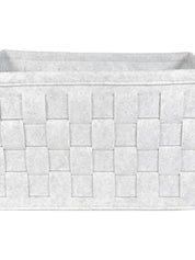 Market99 Felt Fabric Storage Basket Organizer Boxes (25 Litre) - 41X28X22Cm - MARKET 99