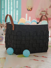 Market99 Felt Fabric Storage Basket Organizer Boxes (25 Litre) - 41X28X22Cm - MARKET 99