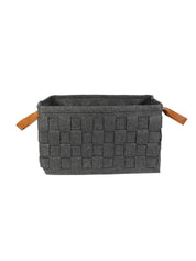 Market99 Felt Fabric Storage Basket Organizer Boxes (25 Litre) - 41X28X22Cm - MARKET 99