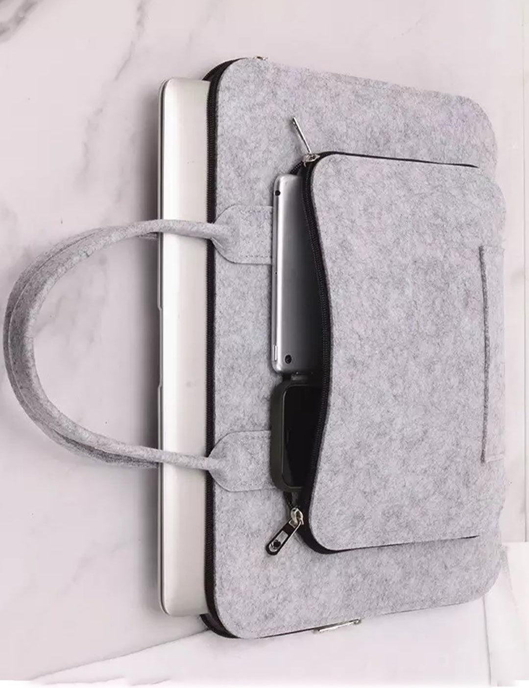Market99 Felt Laptop Handbag - MARKET 99