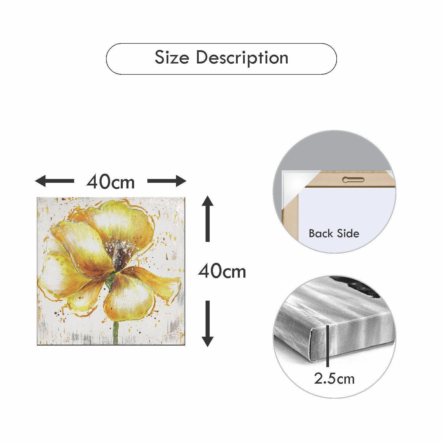 Market99 Flower Oil Painting Artwork - MARKET 99