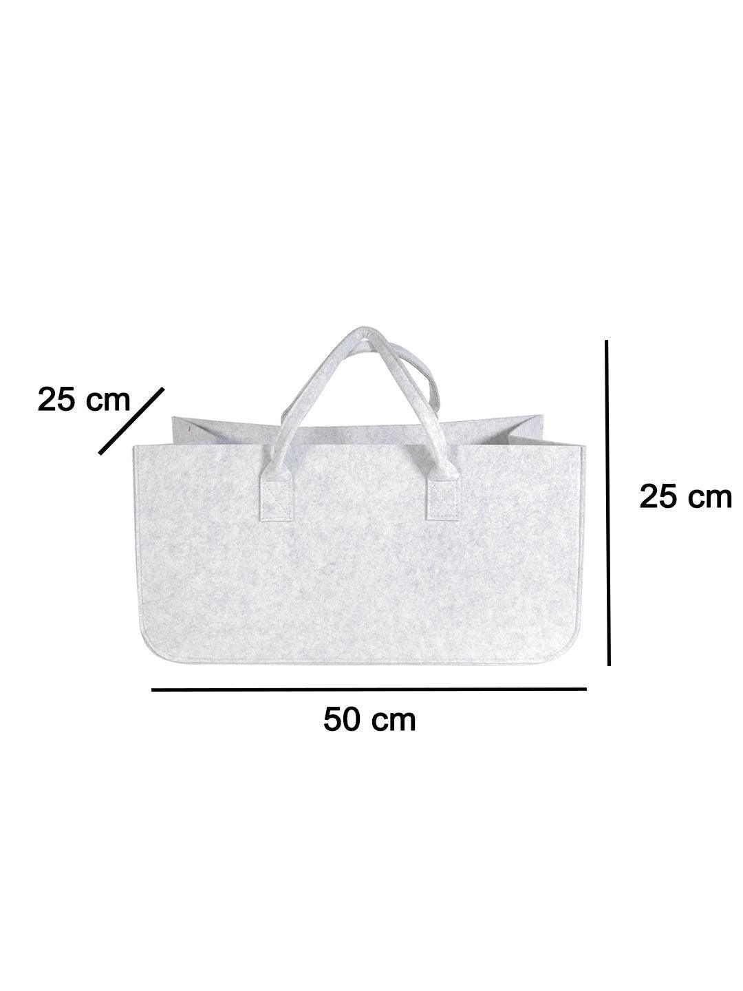 Market99 Large Capacity Felt Bags For Storage Home - 50X25X25Cm - MARKET 99
