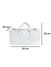 Market99 Large Capacity Felt Bags For Storage Home - 50X25X25Cm - MARKET 99