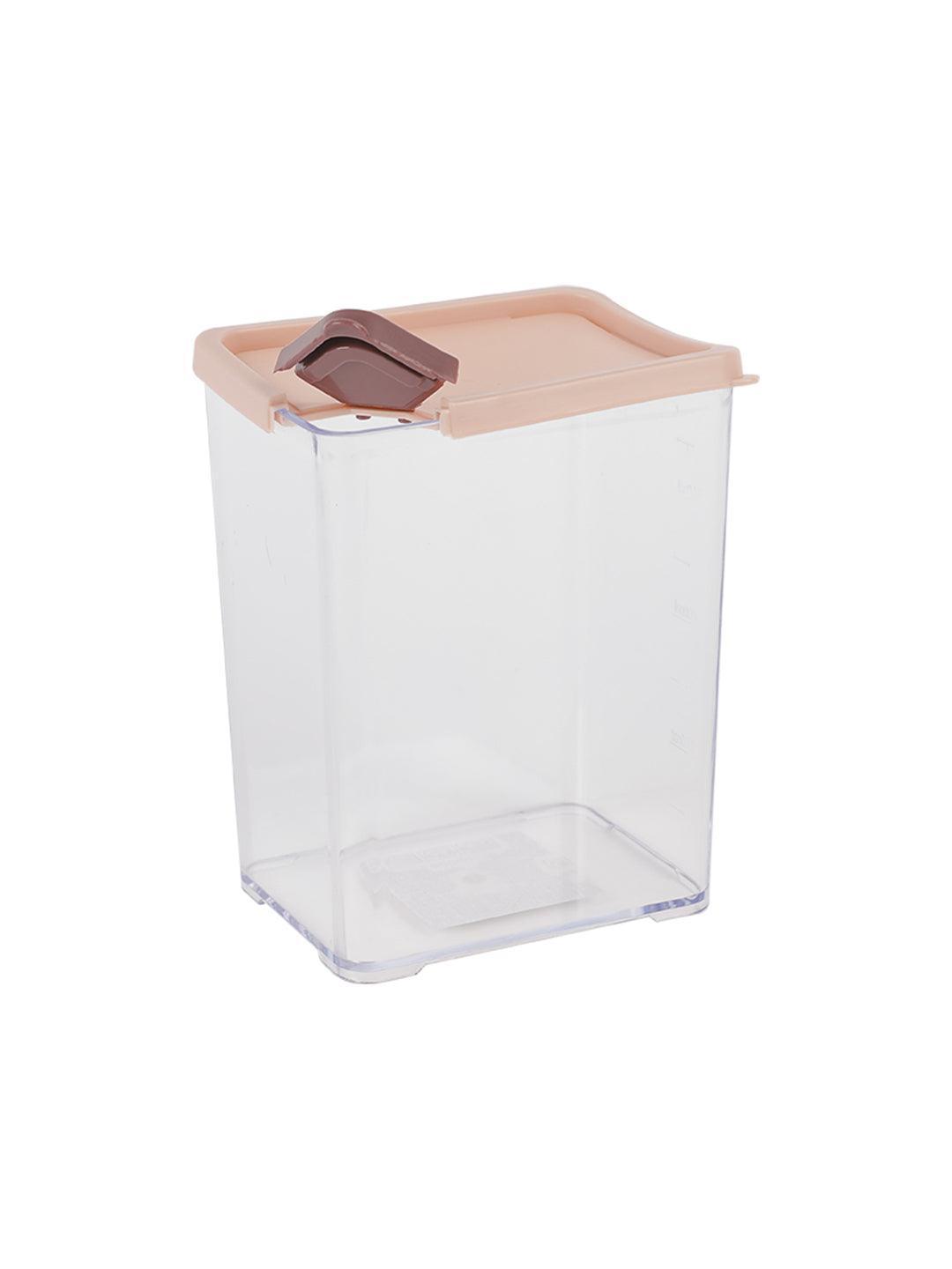 Market99 Medium Plastic Cereal Dispenser Jar With Lid - MARKET 99