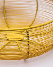 Market99 Metal Wire Countertop Fruit Bowl, Basket Holder Stand, For Home & Kitchen, Yellow Colour, Iron - MARKET 99