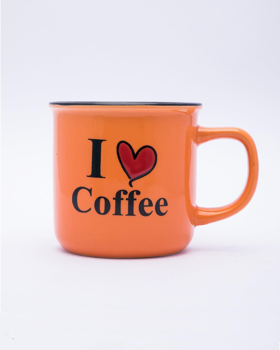 Market99 Mugs, French Design, Tea & Coffee Mugs, Microwave & Dishwasher Safe, Assorted Colours, Set of 4, 340 mL - MARKET 99