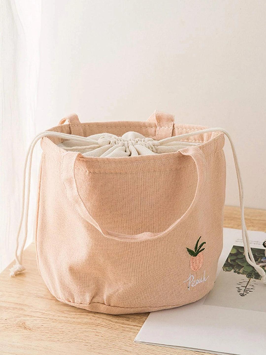 Round sale canvas bag