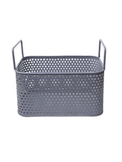 Market99 Plain Grey Metal Basket, Set Of 3 Pcs - MARKET 99