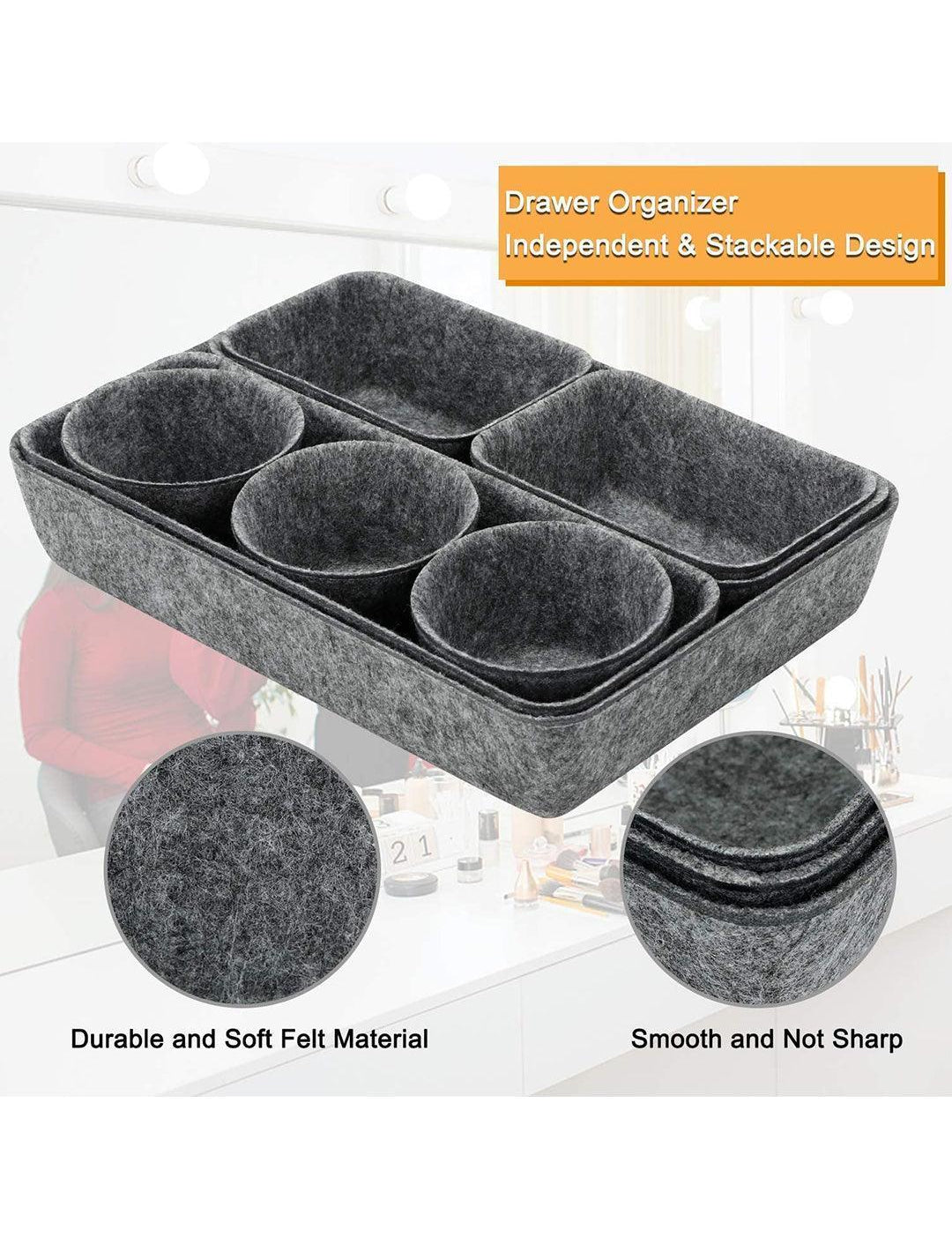 Market99 Rectangular Felt Desk Organizer - MARKET 99