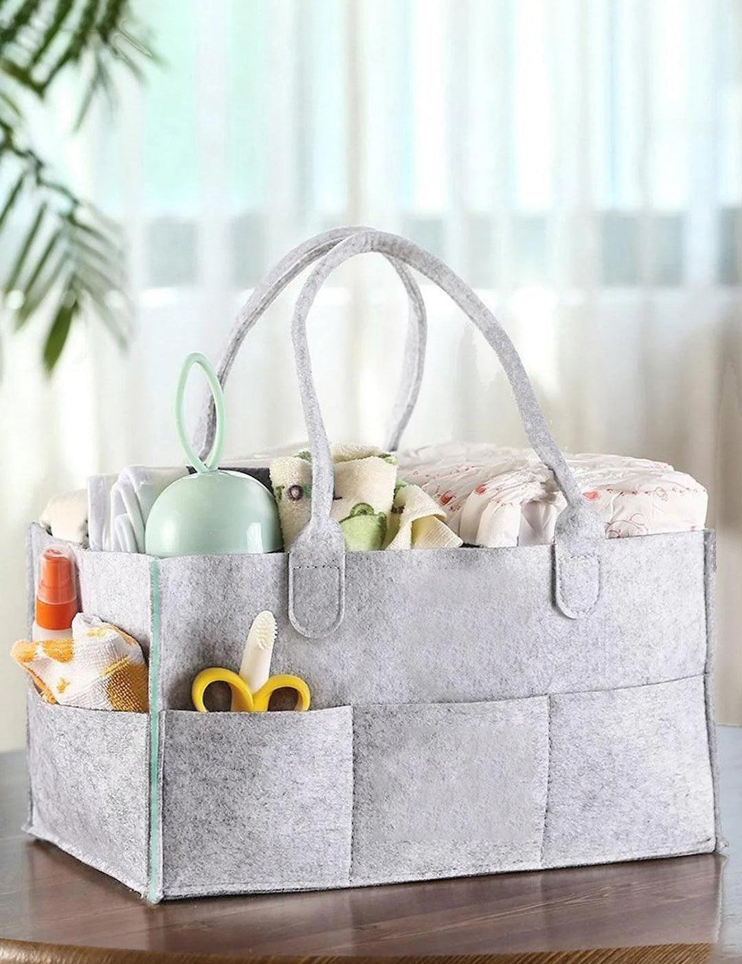 Market99 Square Felt Home Storage Organizer - 34X24X18Cm - MARKET 99