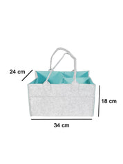 Market99 Square Felt Home Storage Organizer - 34X24X18Cm - MARKET 99