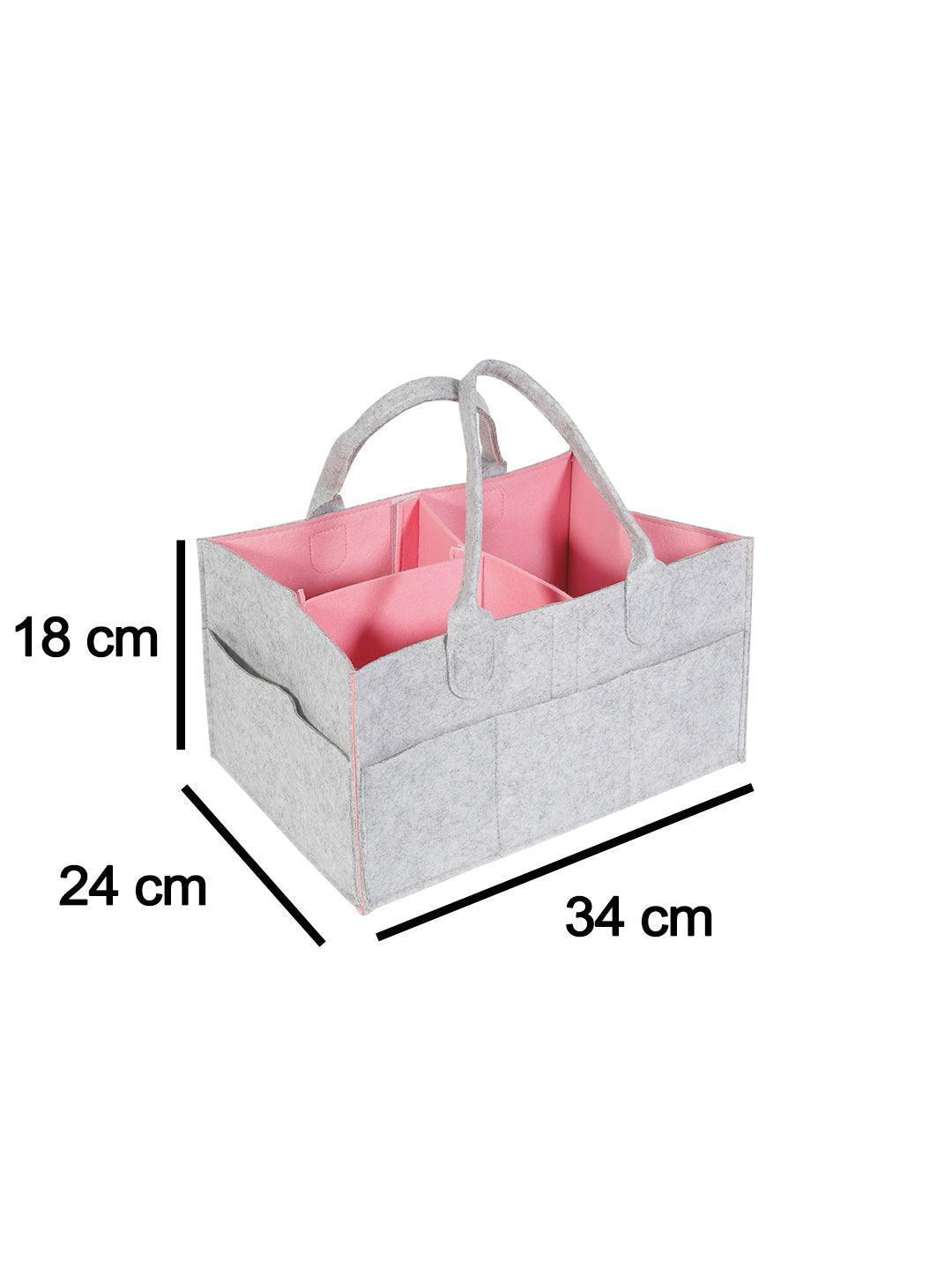 Market99 Square Felt Home Storage Organizer - 34X24X18Cm - MARKET 99