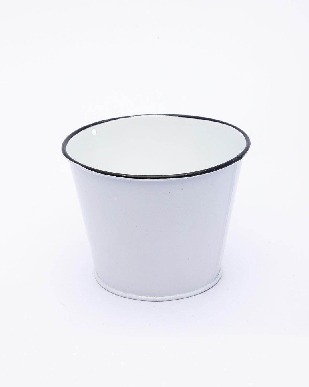 Market99 Table Planter, Chair Shaped, Decorative, Home & Office Decor, White, Iron - MARKET 99