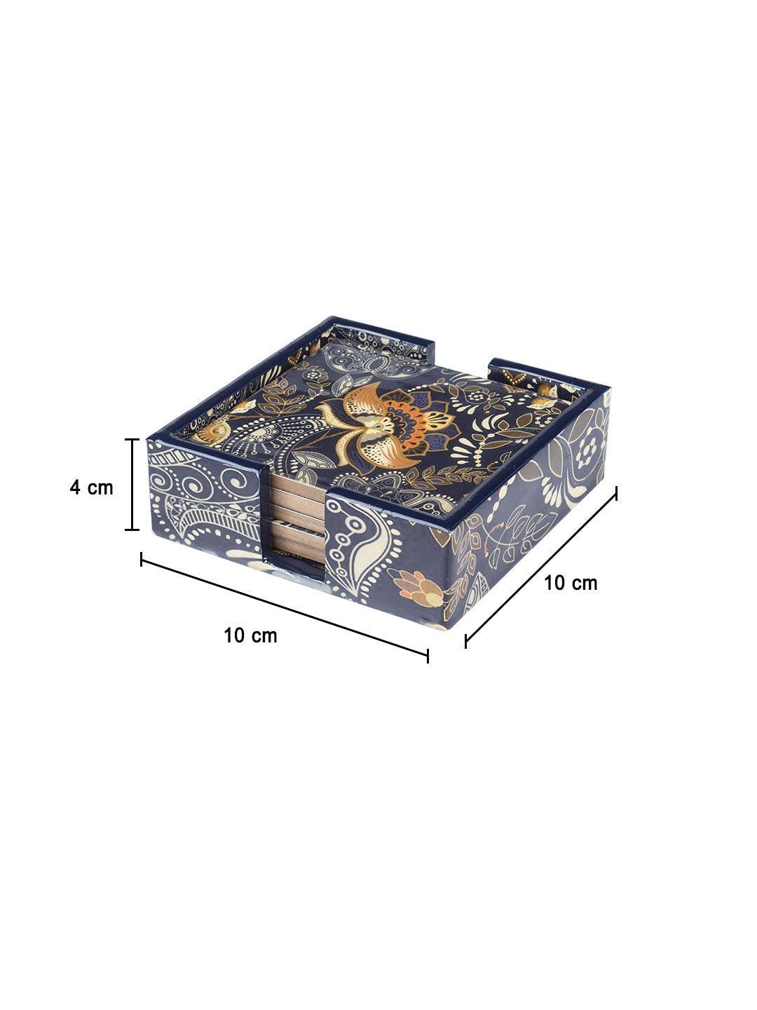 MARKET99 Tableware Tea Coaster (1 Pcs, Floral Print)