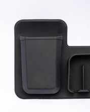 Market99 Toiletry Wall Organiser, Toothbrush Holder, Black, Silicone - MARKET 99