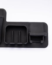 Market99 Toiletry Wall Organiser, Toothbrush Holder, Black, Silicone - MARKET 99