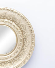 Market99 Wall Mirror, Wall Décor, Antique Finish, Champagne Colour, Plastic, Set of 3 - MARKET 99