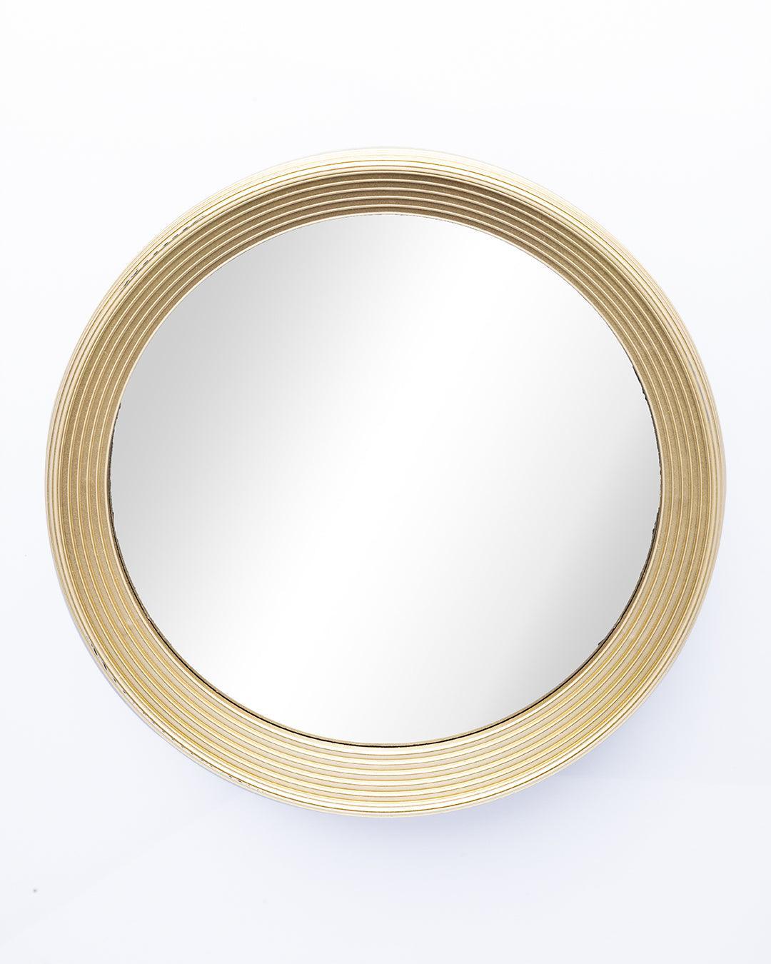 Market99 Wall Mirror, Wall Décor, Champagne Colour, Plastic, Set of 3 - MARKET 99