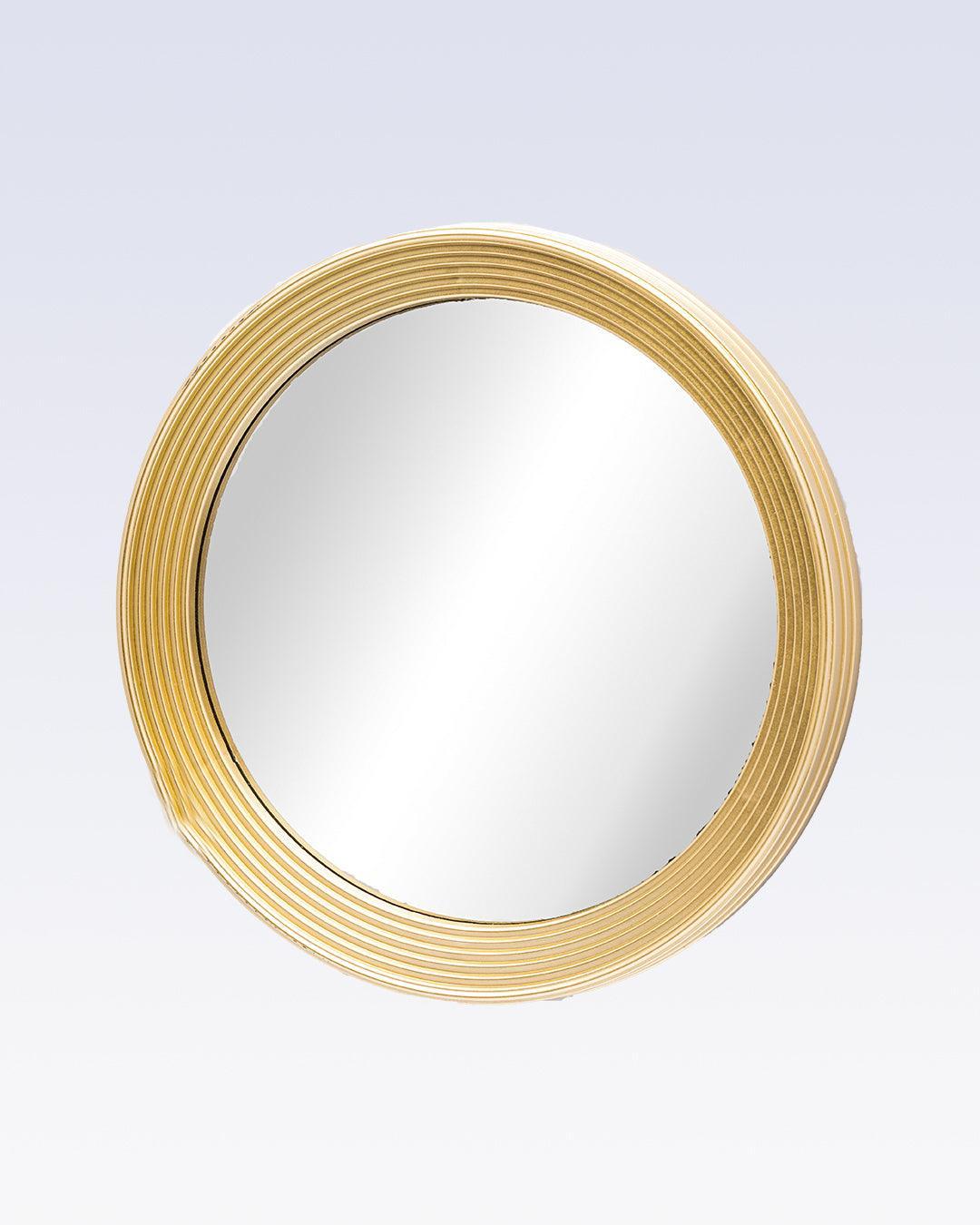 Market99 Wall Mirror, Wall Décor, Champagne Colour, Plastic, Set of 3 - MARKET 99