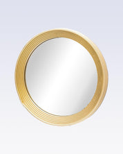 Market99 Wall Mirror, Wall Décor, Champagne Colour, Plastic, Set of 3 - MARKET 99