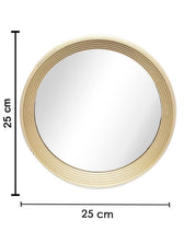 Market99 Wall Mirror, Wall Décor, Champagne Colour, Plastic, Set of 3 - MARKET 99